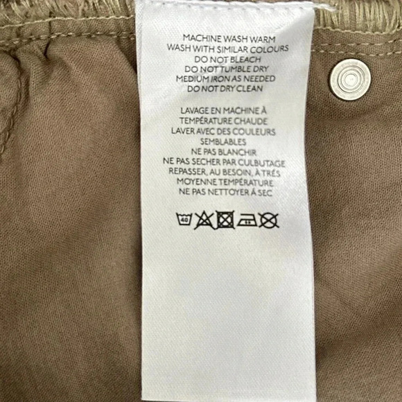 BDG Jeans Womens 27 Tan High and Wide Paint Side Stripe Crop Casual School Denim - Picture 11 of 12